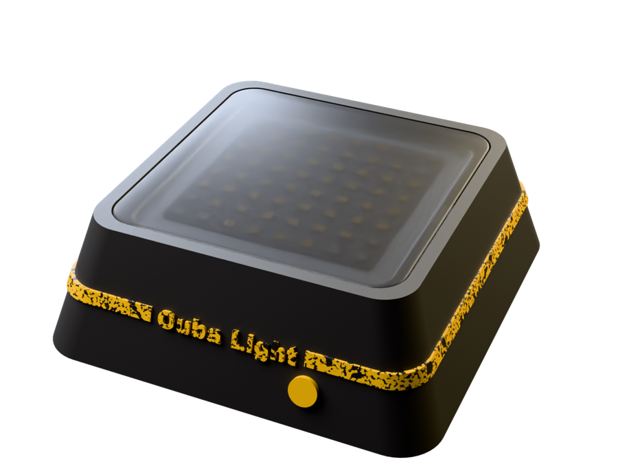 Ouba Light — pod lumineux de réactivité, vue de face